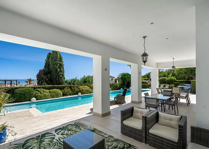 Willa Hermosa En Marbella,100 M Playa, Vistas Al Mar, Piscina Privada *